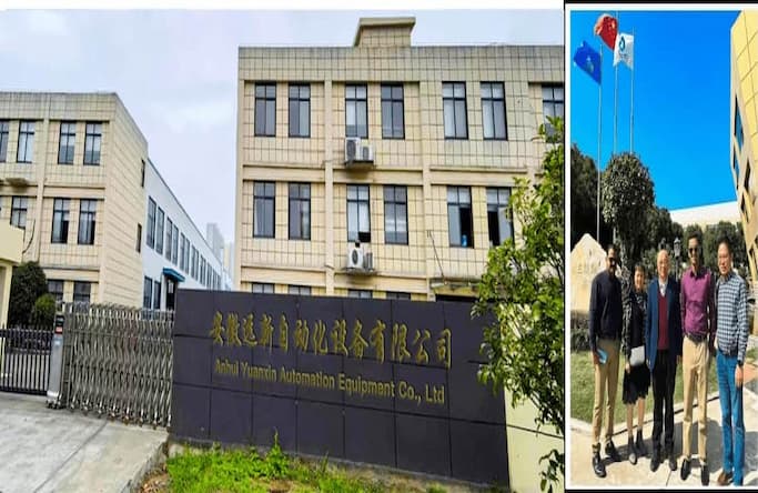 Welcome U.S.A. customers visit Anhui Yuanxin Automatic Equipment  CO., LTD