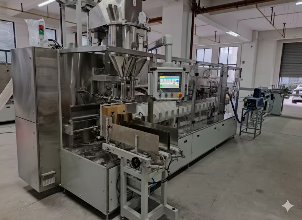 Paper bag flour packaging machine
