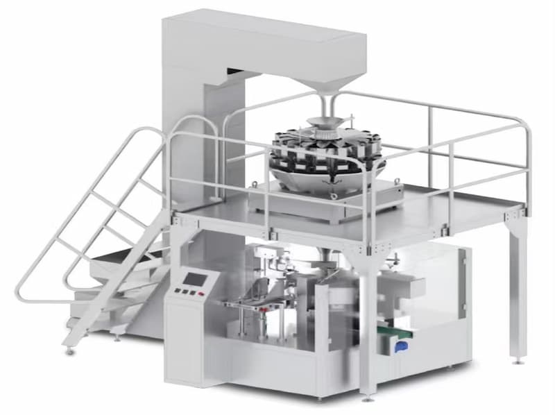 Pre-made bag packaging machine